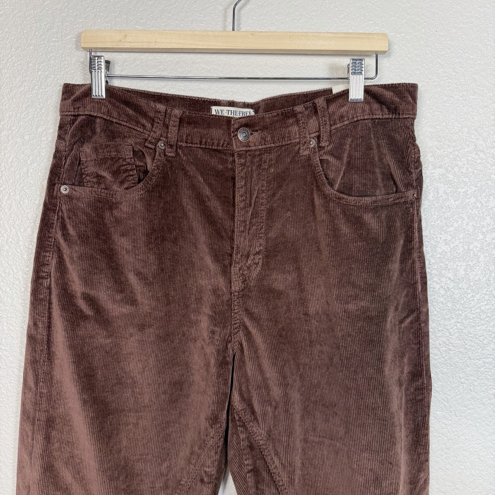 Free People NEW We The Free Risk Taker High Rise Straight Corduroy Pant Size 31 - Picture 3 of 15